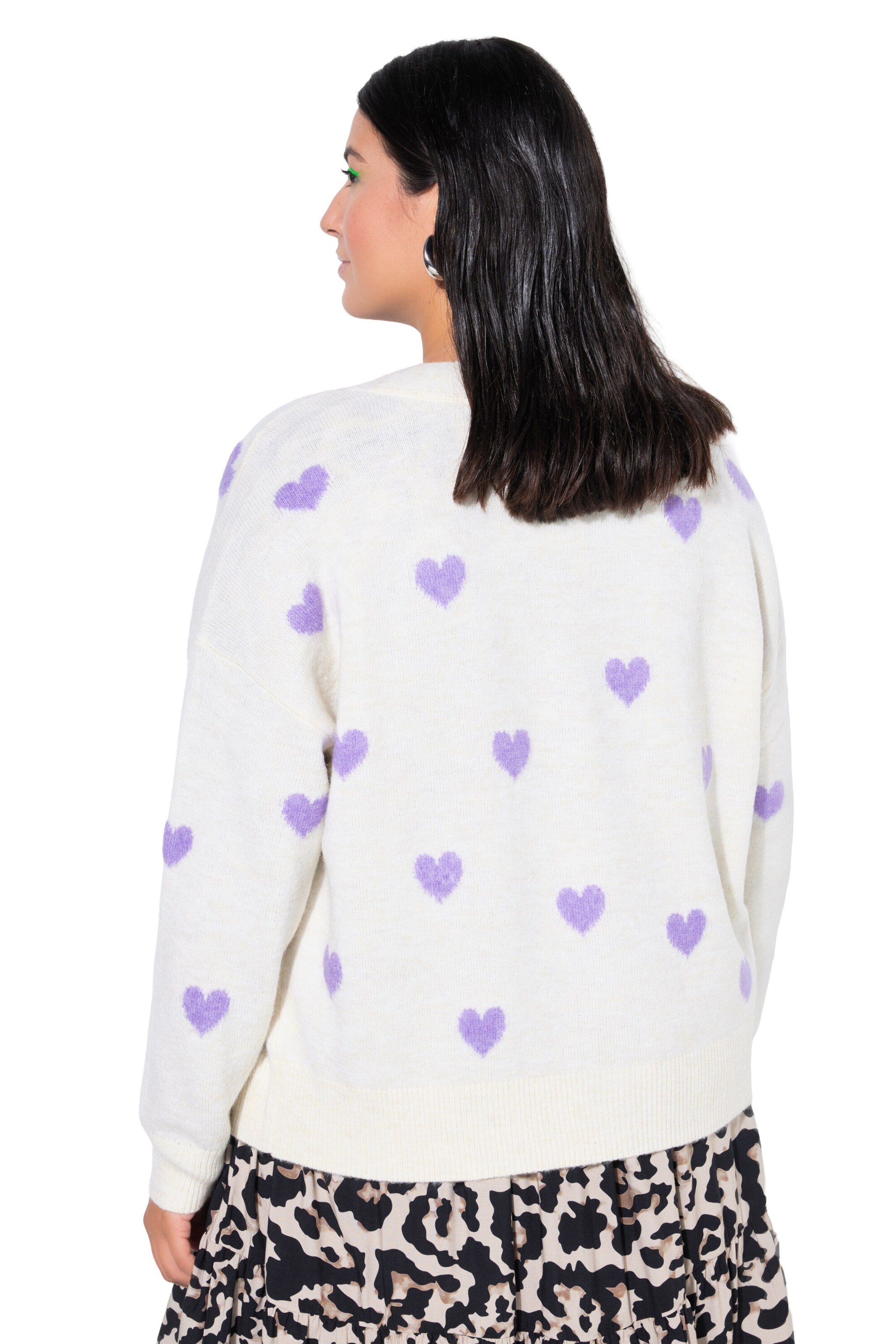 Studio Untold Knit Cardigan in Beige