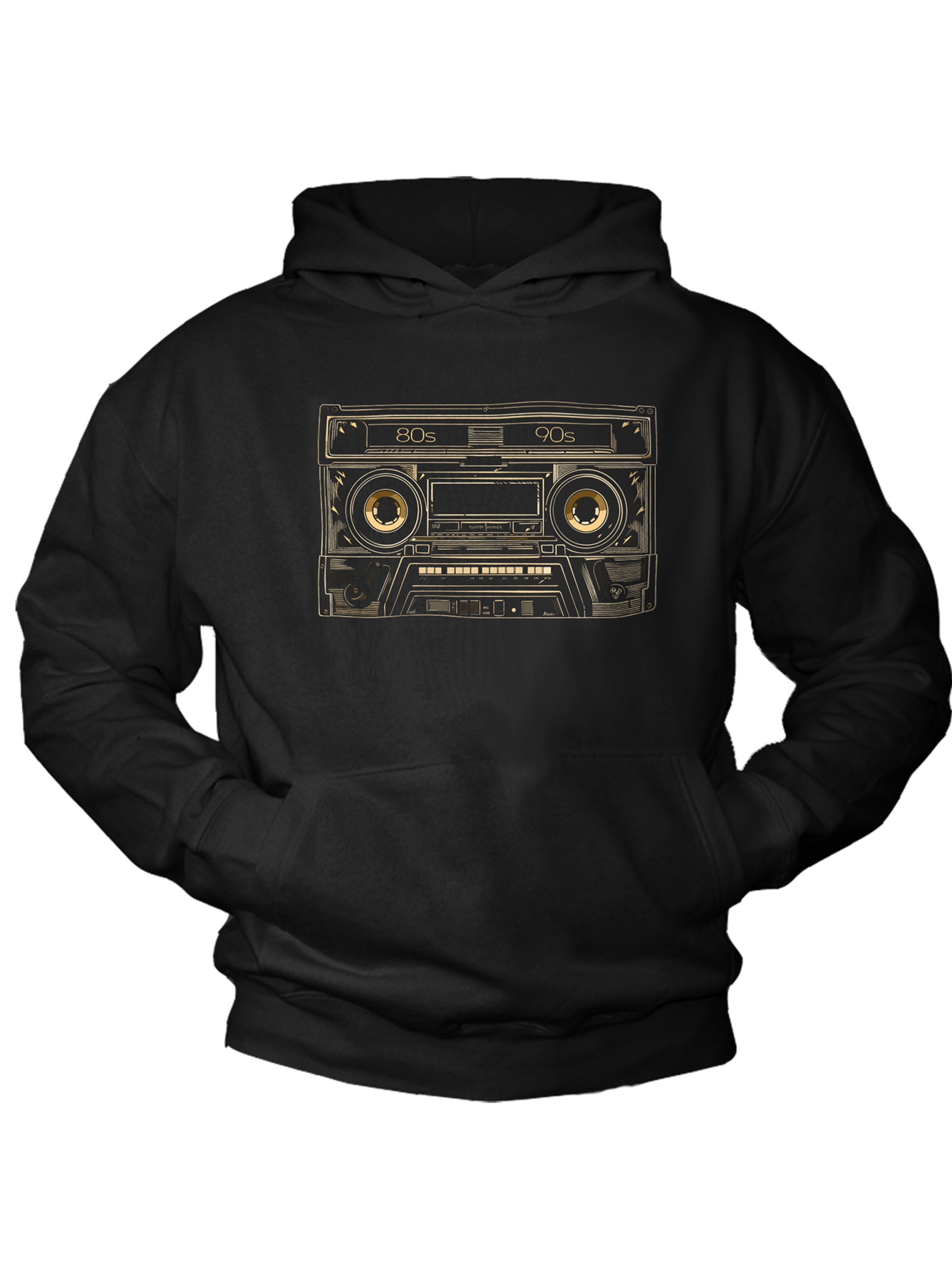 MAKAYA Sweatshirt in Black: front