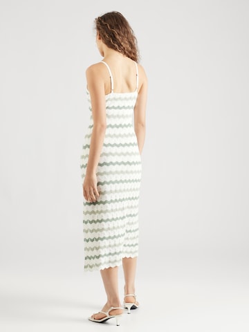 HOLLISTER Knitted dress in Green