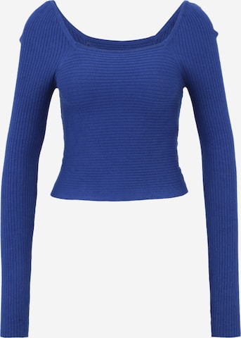 Pieces Tall Sweater 'HILA' in Blue: front