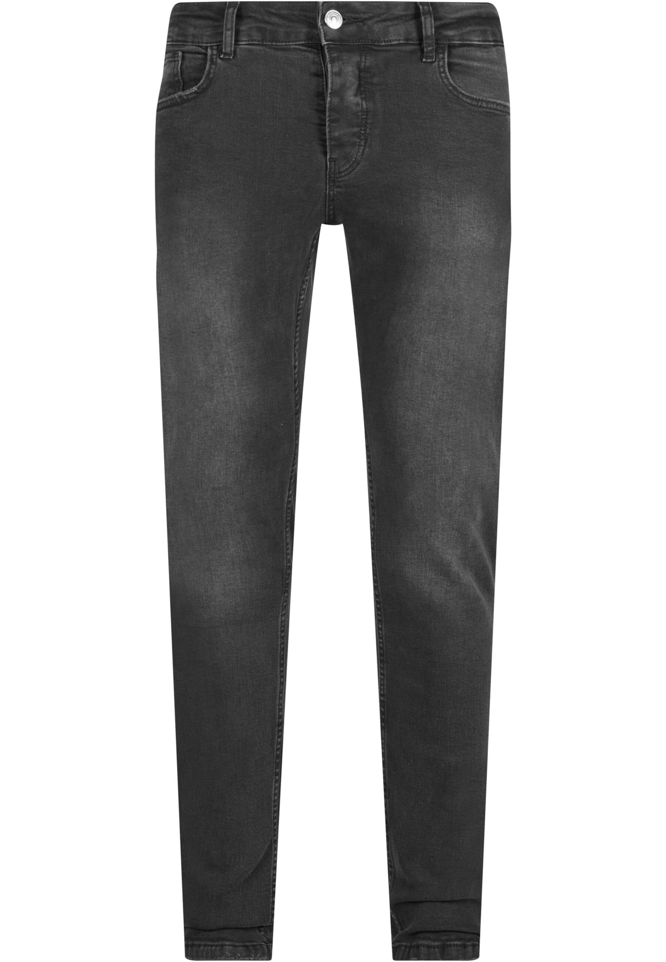 Slimfit Jeans di 2Y Premium in grigio: frontale