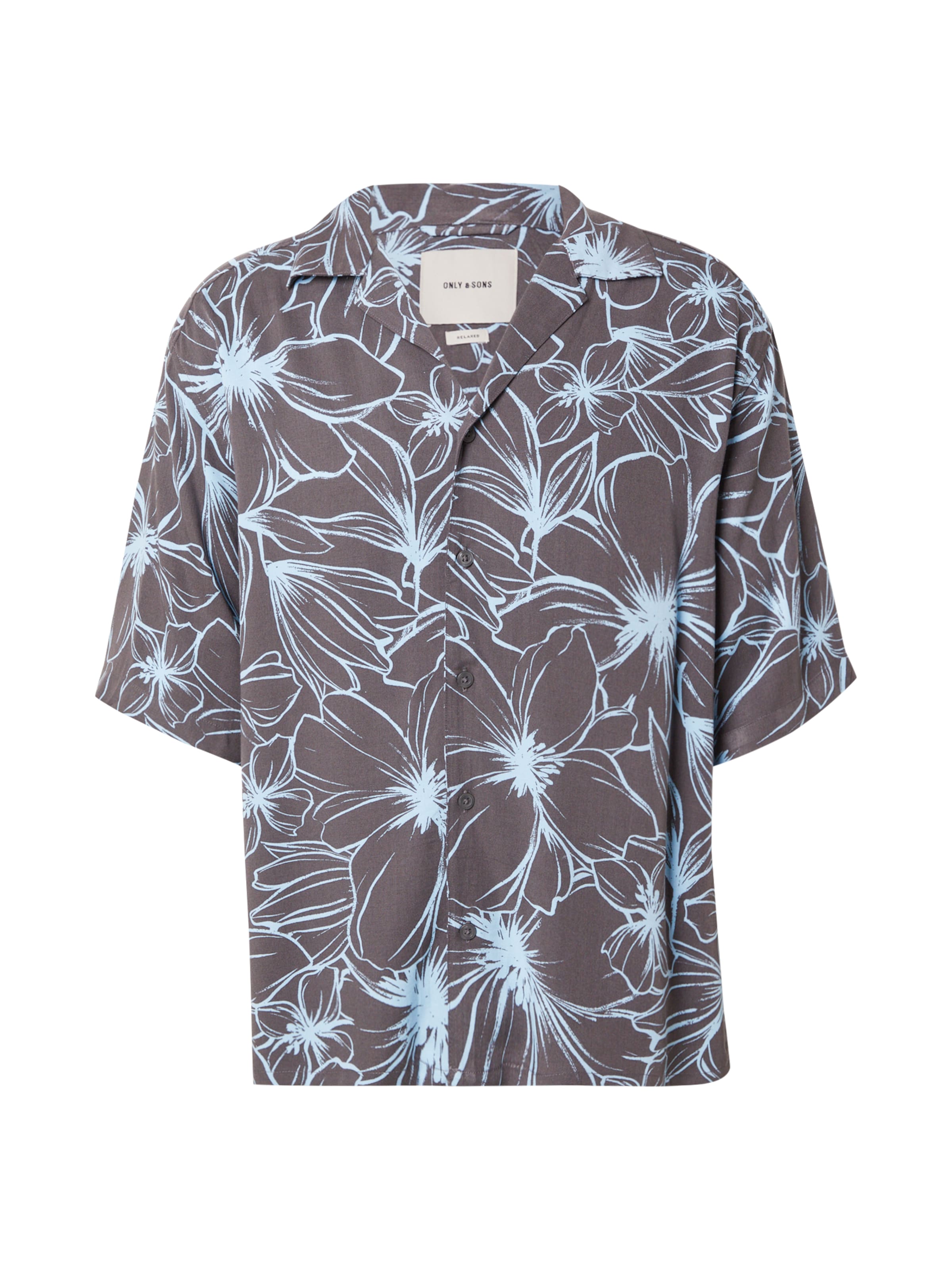 Cămașă 'ONSHARRIS' de la Only & Sons pe gri: față