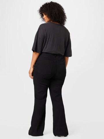 Cotton On Curve Flared Jeans in Black