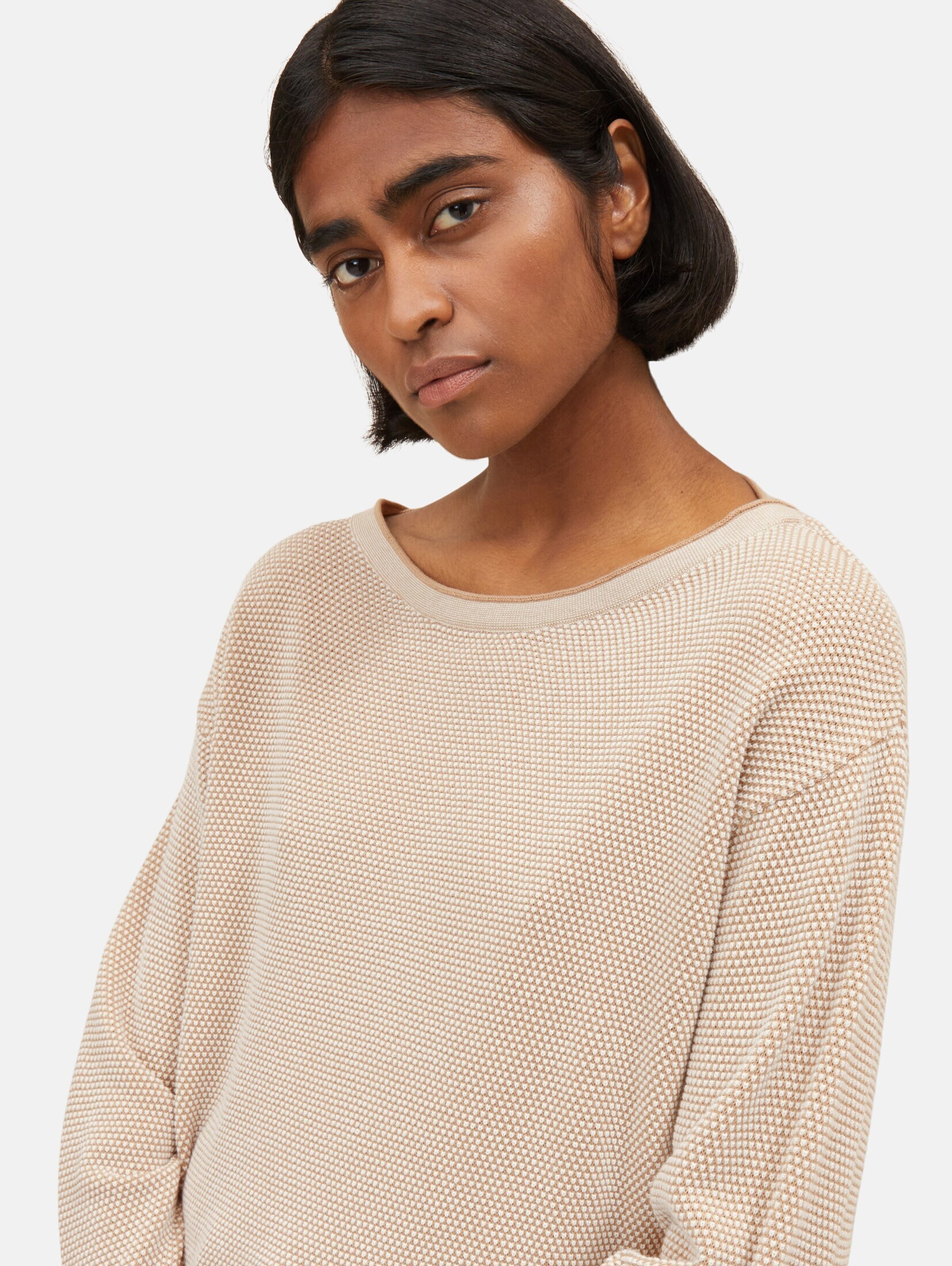 TOM TAILOR Trui in Beige ABOUT YOU