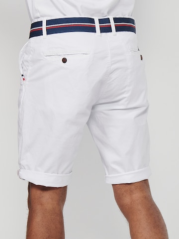 KOROSHI Slim fit Trousers in White