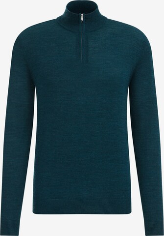 WE Fashion Sweater in Blue: front