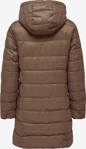 JDY Winter coat 'ZULU' in Brown