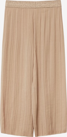 s.Oliver Wide leg Broek in Beige: voorkant