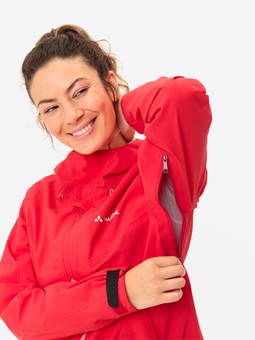 VAUDE Outdoorjas ' W Elope J II ' in Rood