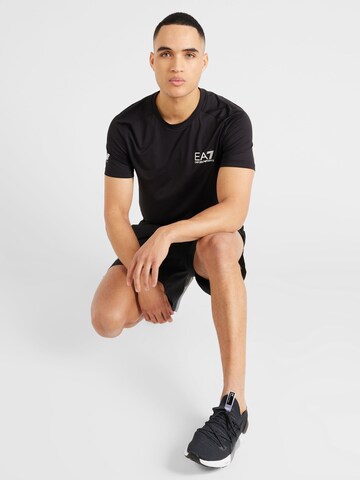 EA7 Emporio Armani - Camiseta funcional en negro