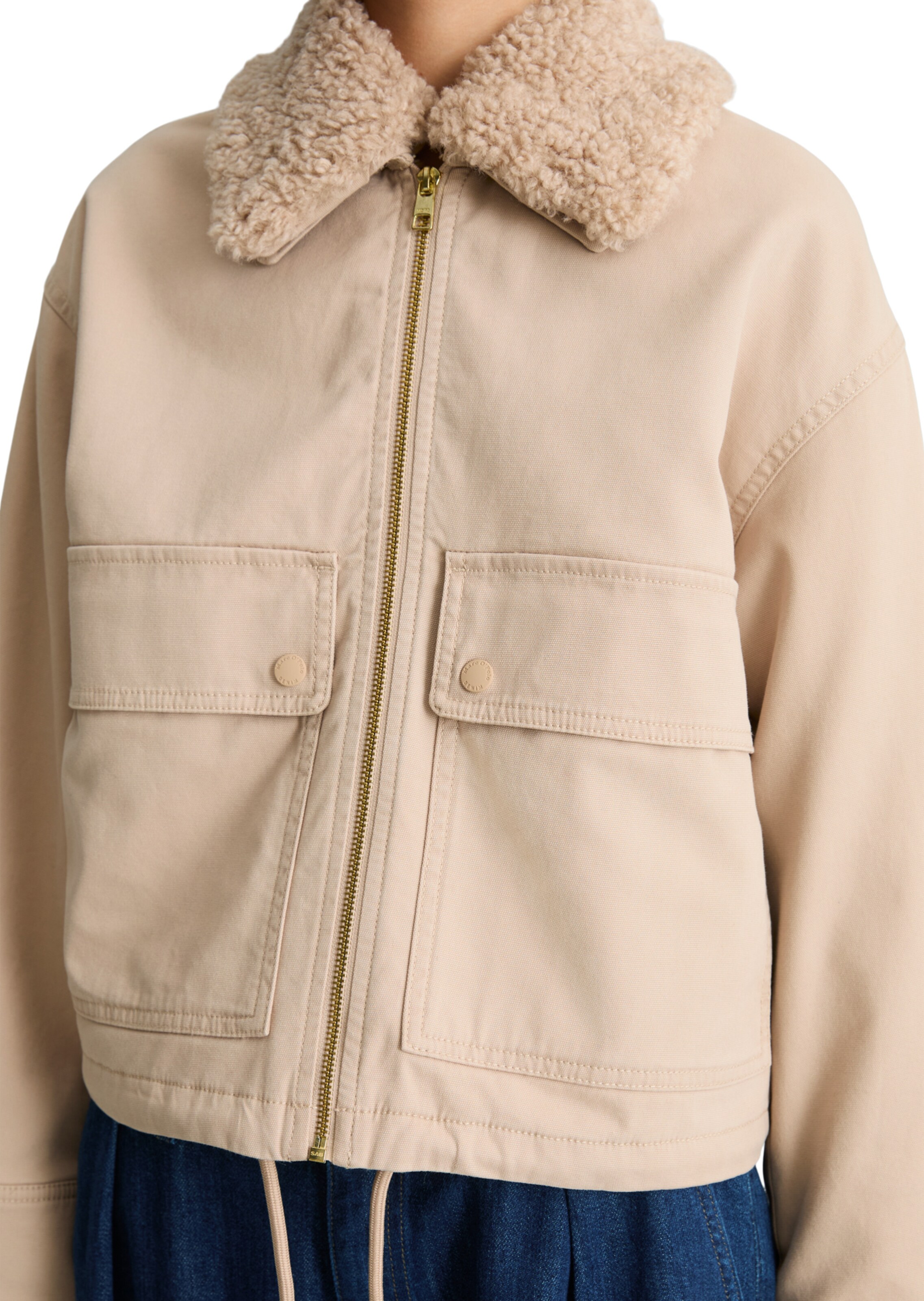 Marc O'Polo DENIM Between-season jacket in Beige