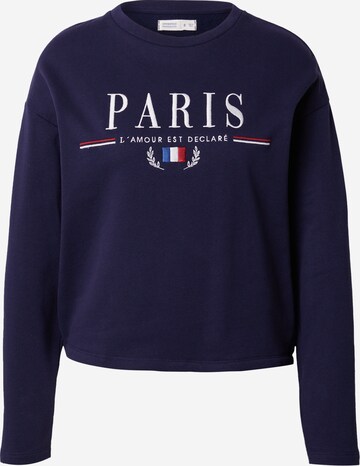 Springfield Sweatshirt 'PARIS' in Blau: predná strana