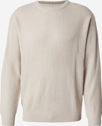 JJ Rebel Свитер 'JREBLOGAN' в Бежевый: спереди