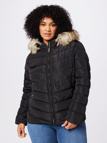 Veste d’hiver ONLY Carmakoma en noir : devant