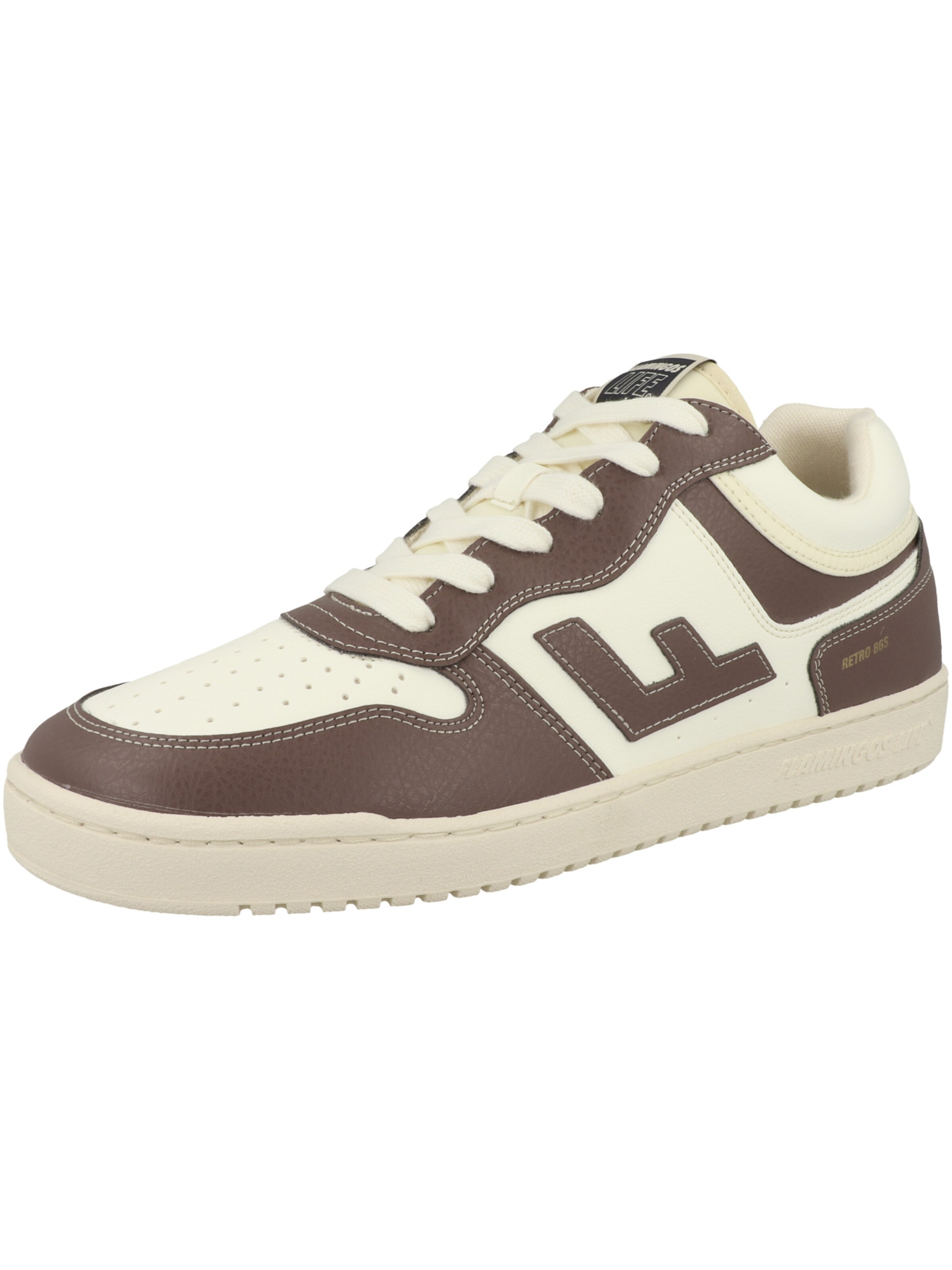 Flamingos Life Platform trainers 'Retro 86s' in Beige: front