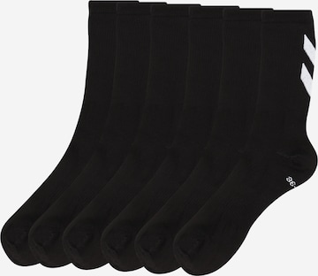 Hummel Αθλητικές κάλτσες 'Chevron' σε μαύρο: μπροστά