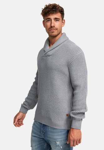 Pull-over ' Brockly ' INDICODE JEANS en gris