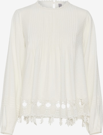 Chemisier 'Cayla' CULTURE en blanc : devant