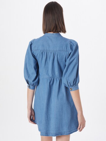 Warehouse Shirt Dress in Blue