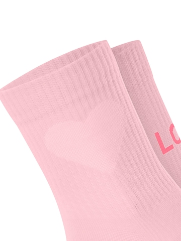 ESPRIT Socks 'Heart & Love' in Purple