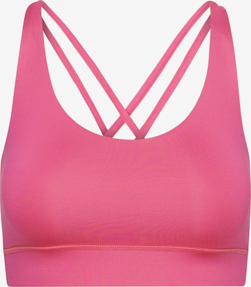 Soutien-gorge de sport 'Criss Cross' Hey Honey en rose : devant