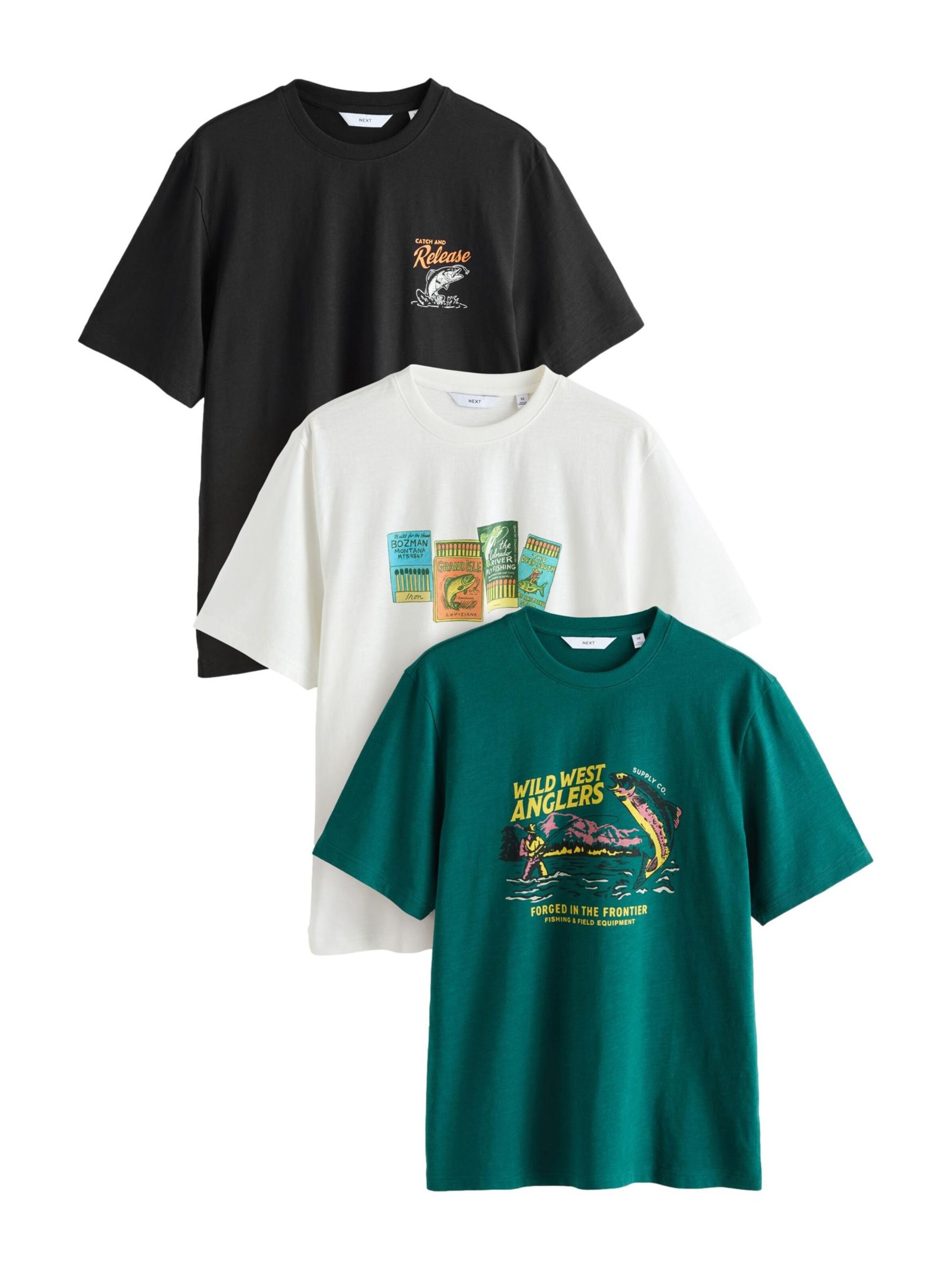 Next T-Shirt in Grau: Vorderseite