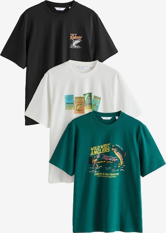 Next T-Shirt in Grau: Vorderseite