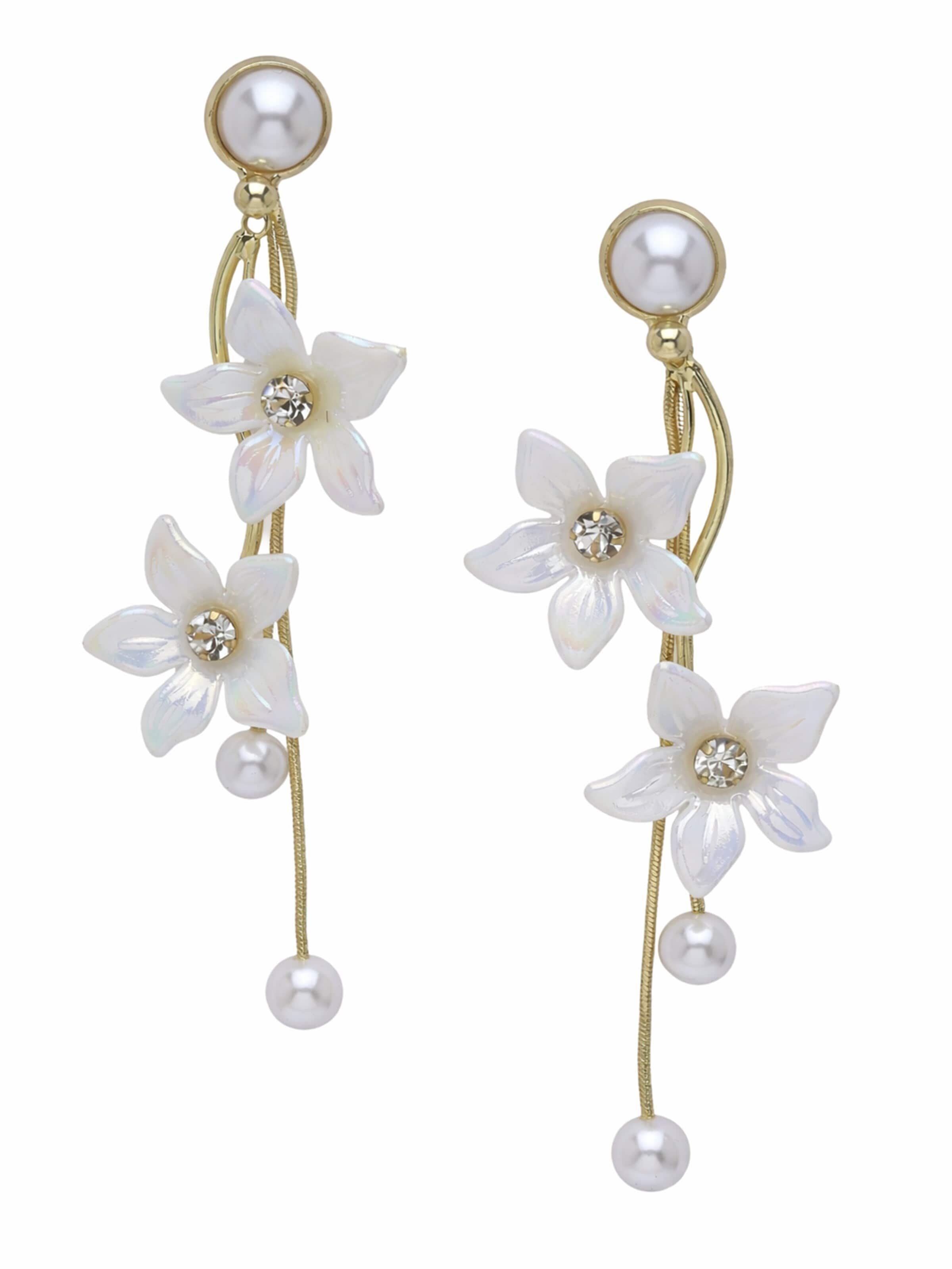 AVANT-GARDE PARIS Earrings in One Size in White, Item view