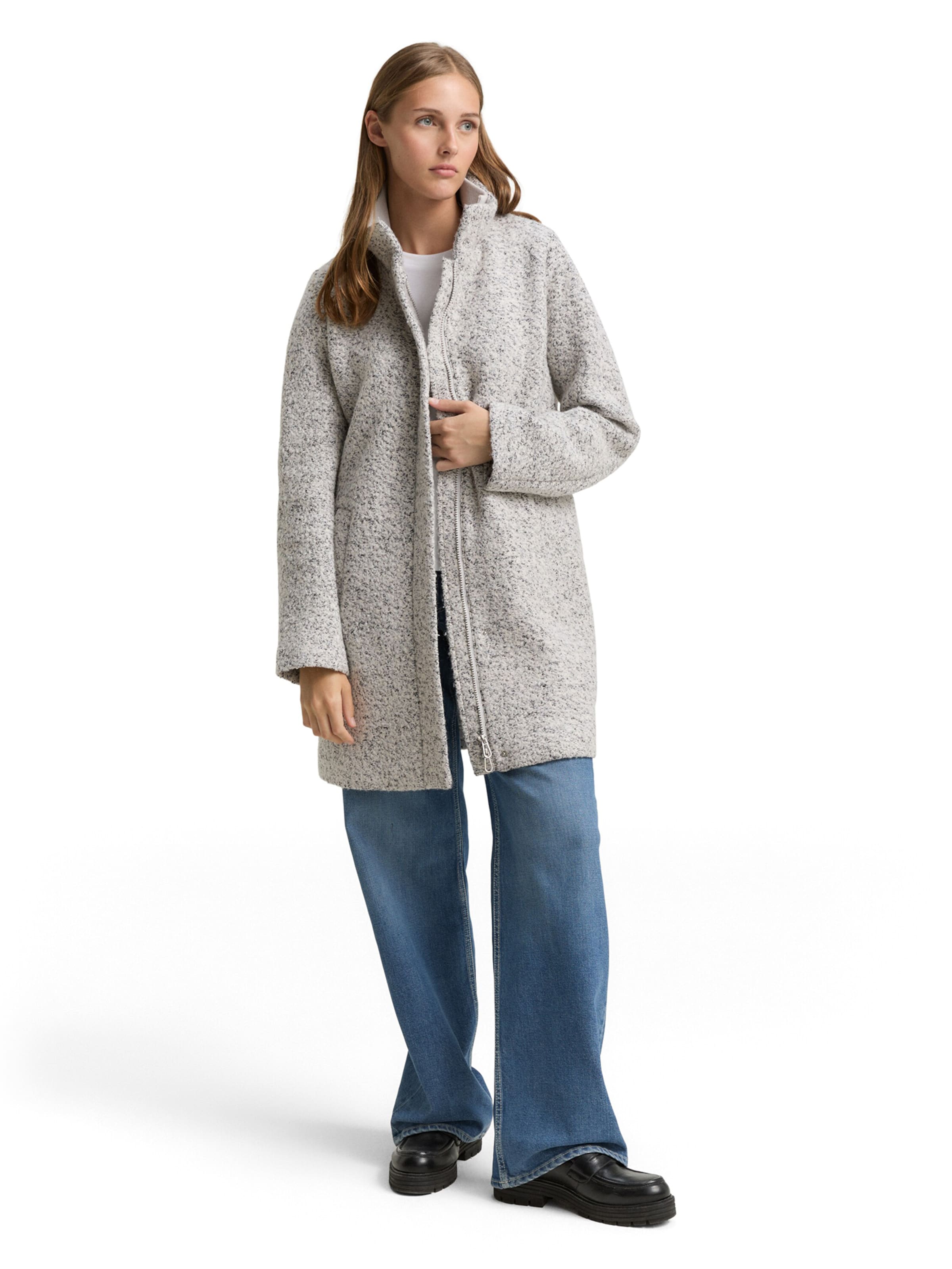 balts TOM TAILOR DENIM Starpsezonu mētelis