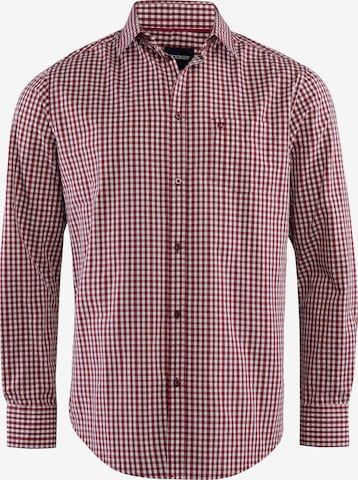 Stooker Men Button Up Shirt 'Hugh' in Red: front