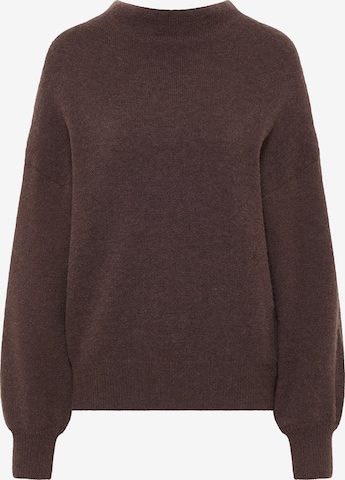 Pull-over RISA en marron : devant