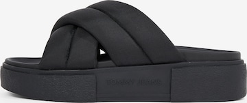 juoda Tommy Jeans Šlepetės: priekis