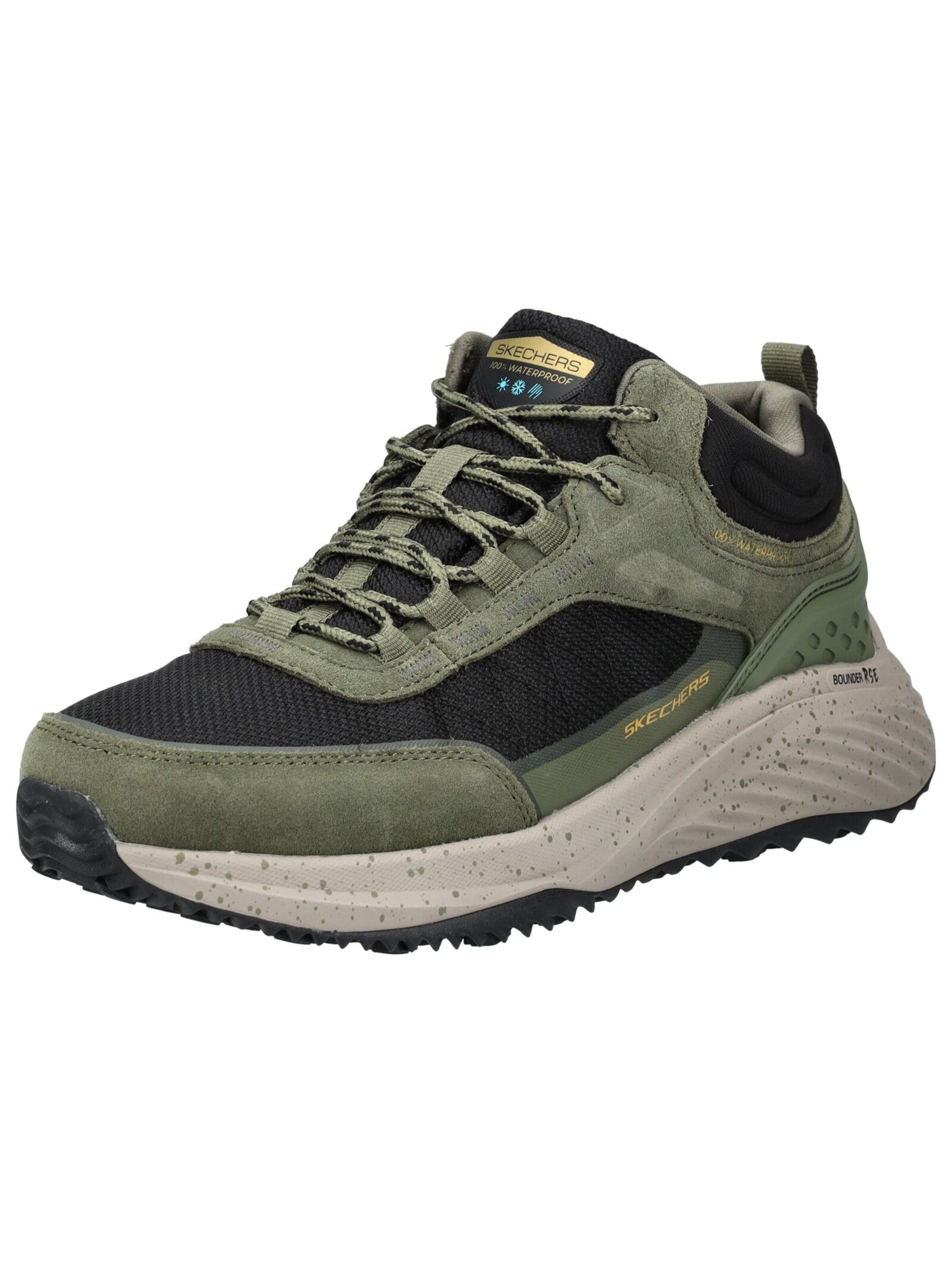 SKECHERS Platform trainers 'Bounder' in Green: front