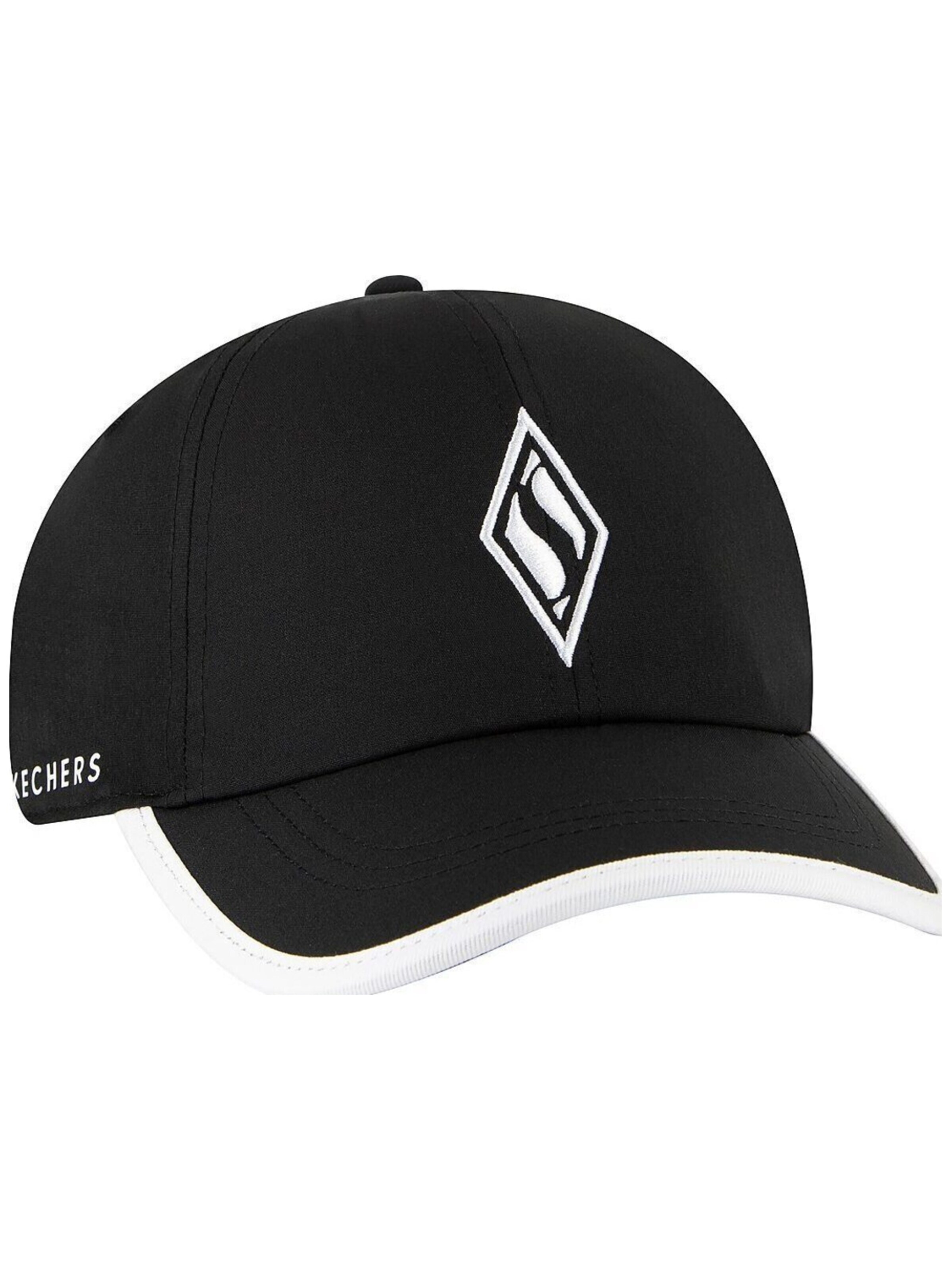 SKECHERS Sportpet 'Skechers Skechweave Diamond Colorblocked Hat' in Zwart