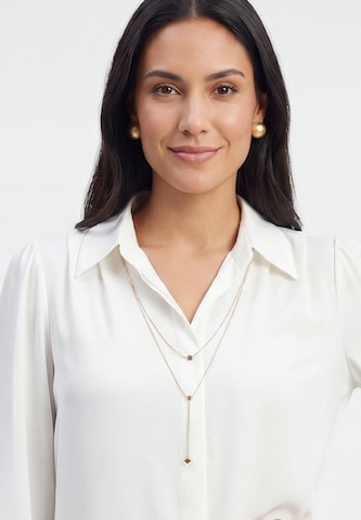 Chemisier usha BLACK LABEL en blanc