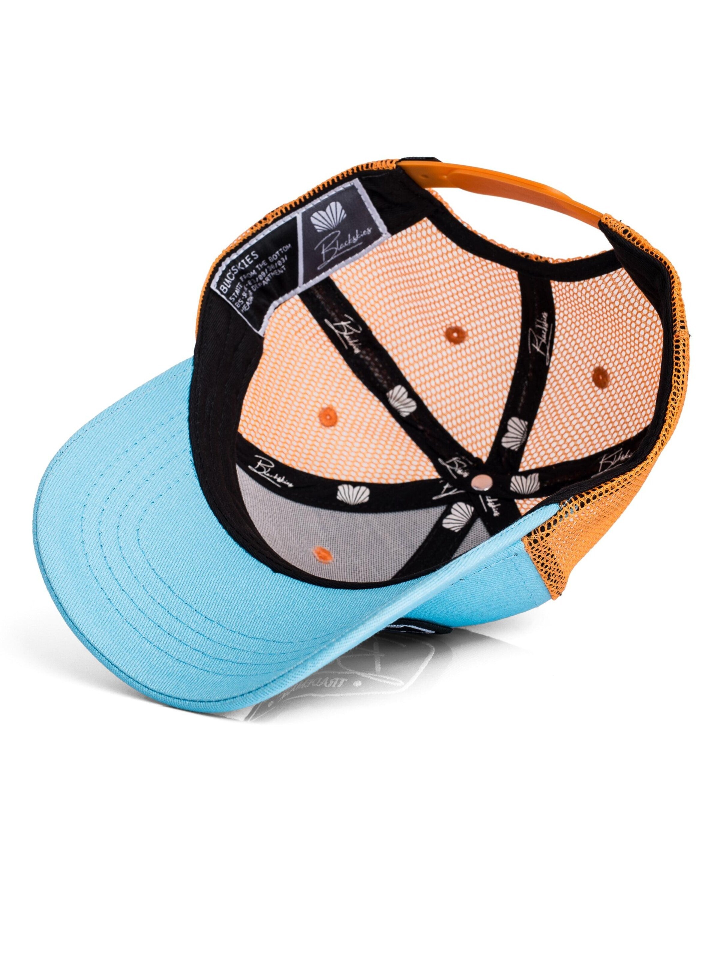 Blackskies Cap 'Race Baseball Cap Kids Light Blue-Orange' in Blue