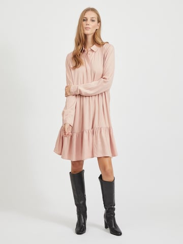 VILA - Vestido camisero en rosa