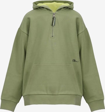 Sweat LTB Jeans en vert : devant