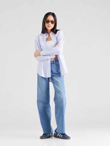 Wide leg Jeans de la MAC pe albastru