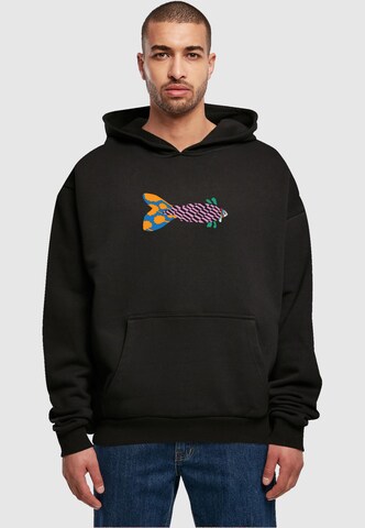 Merchcode Sweatshirt ' Yellow Submarine' in Schwarz: predná strana