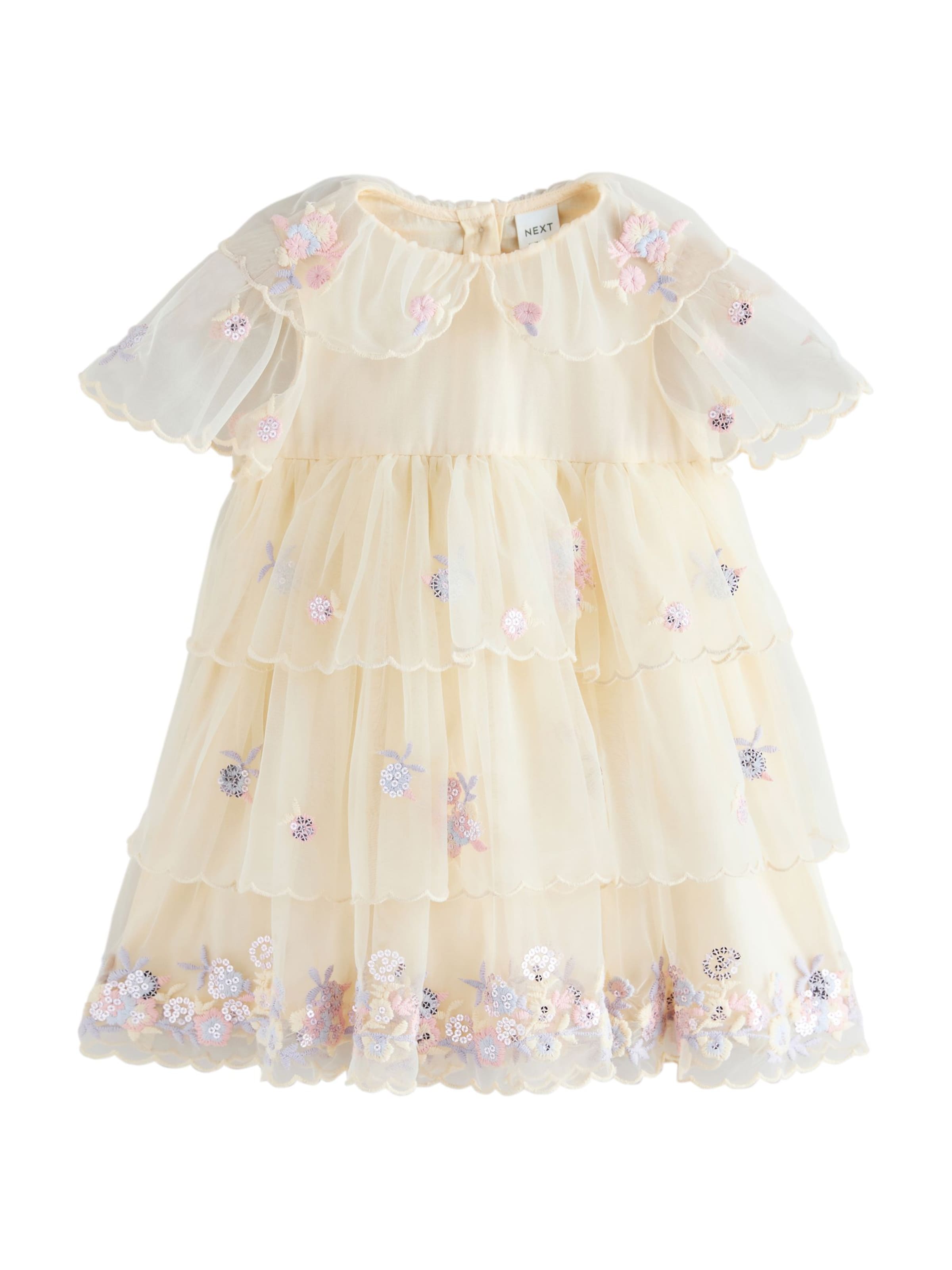 Next Jurk in Beige: voorkant