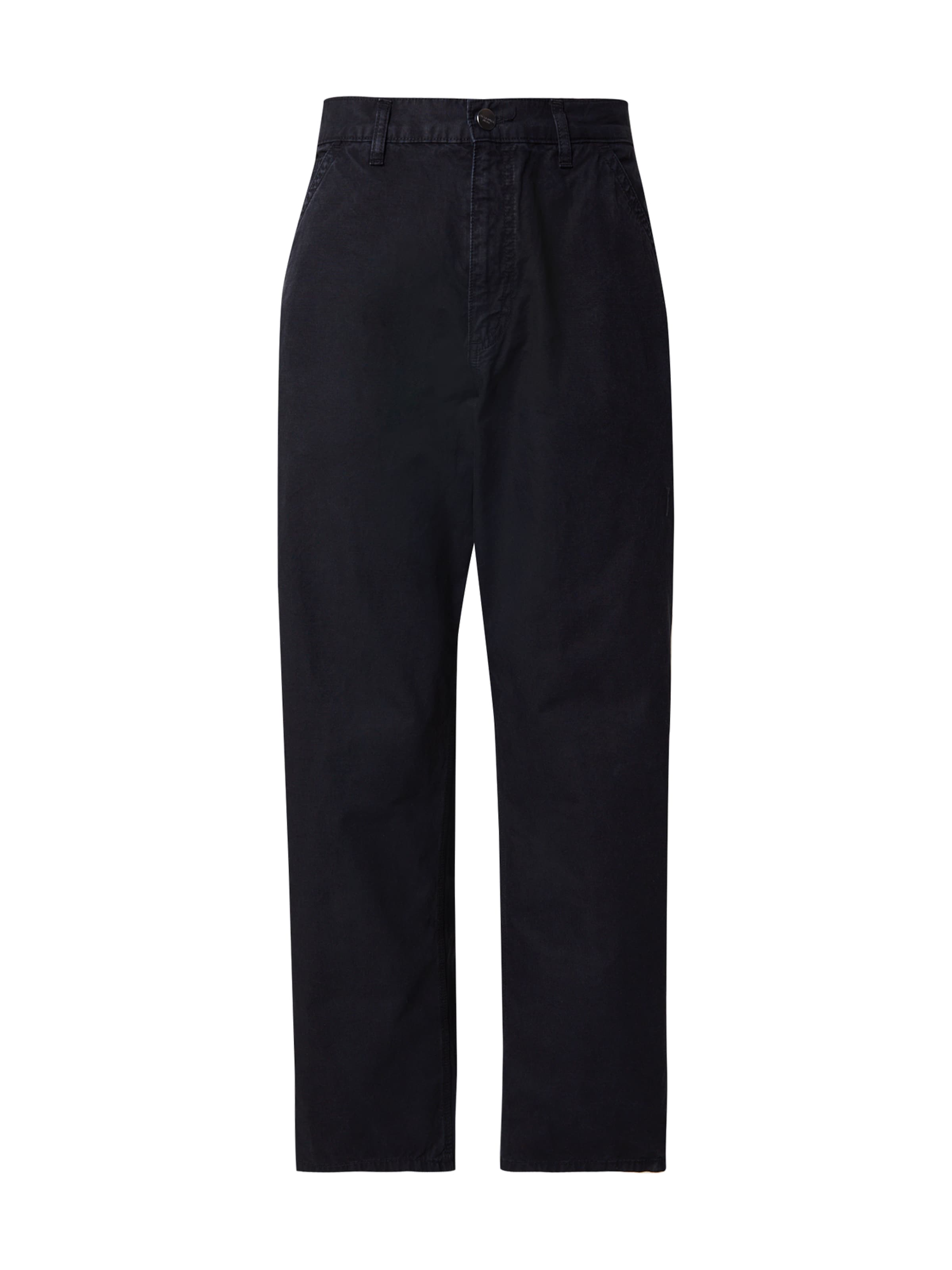 JACK & JONES Wide leg Pants 'JPSTAlex Ember' in Black: front