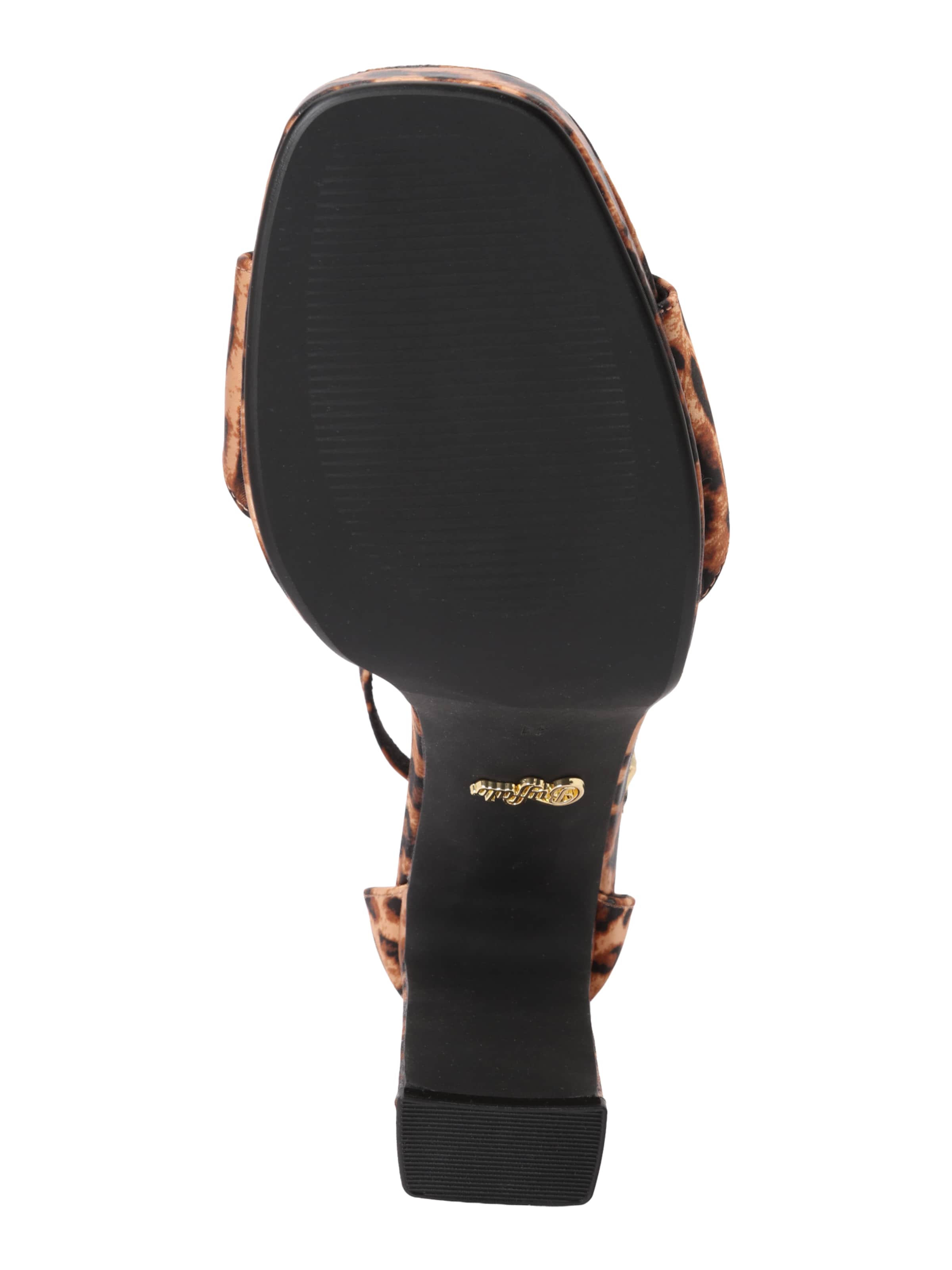 BUFFALO Sandale 'JUNE NEAT' in Braun