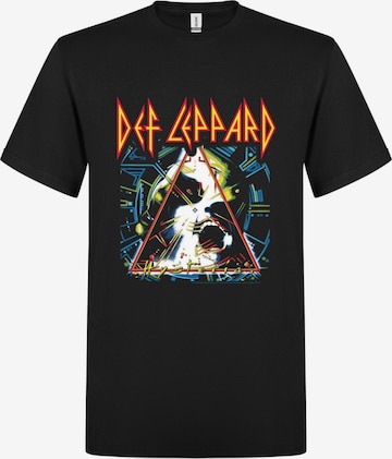T-Shirt 'Hysteria' Def Leppard en noir : devant