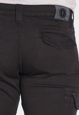 Le Temps Des Cerises Tapered Chino Pants 'KOGE' in Black