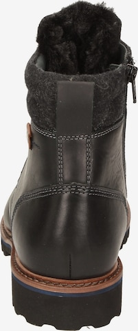 SIOUX Lace-Up Boots in Black