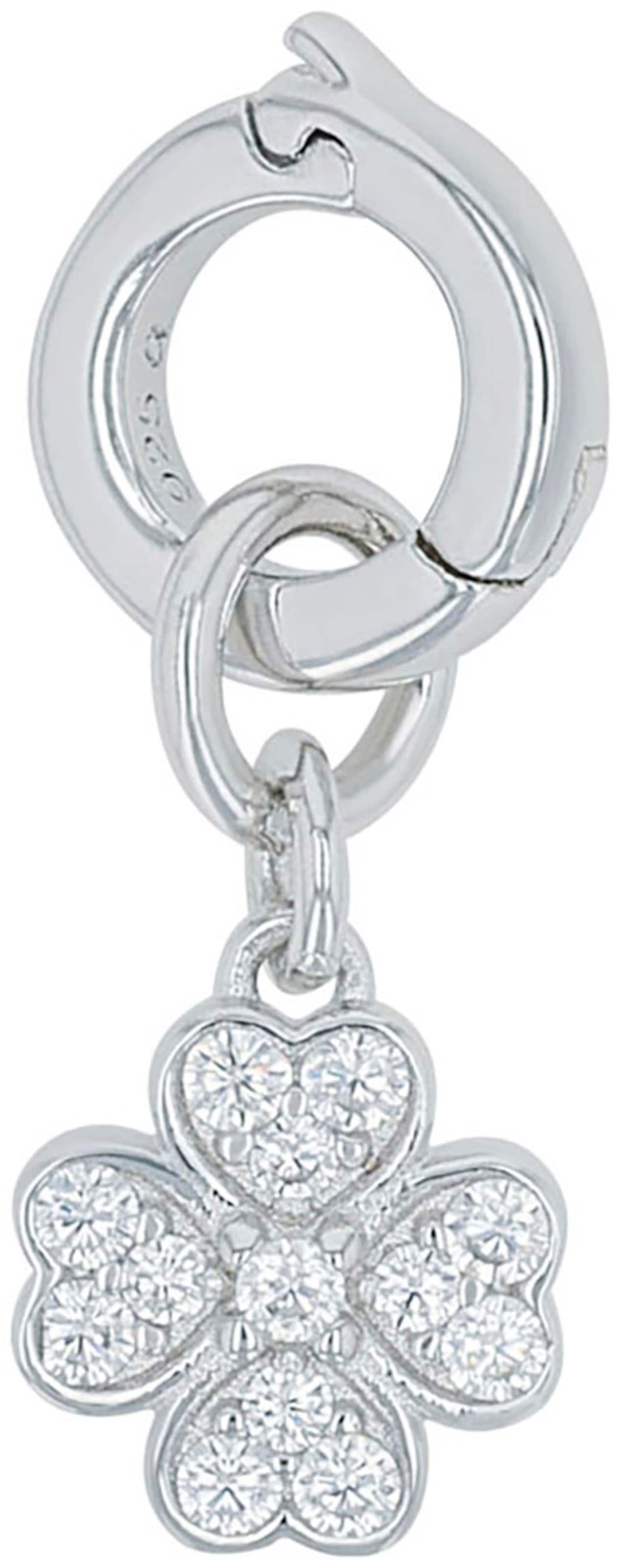 AMOR Pendant in Silver: front
