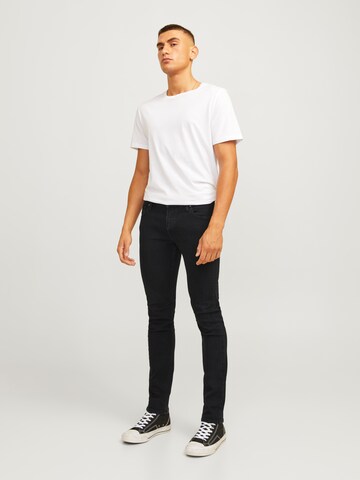 JJ Rebel - Slimfit Vaquero 'JREBLUKE JJCRAFT' en negro