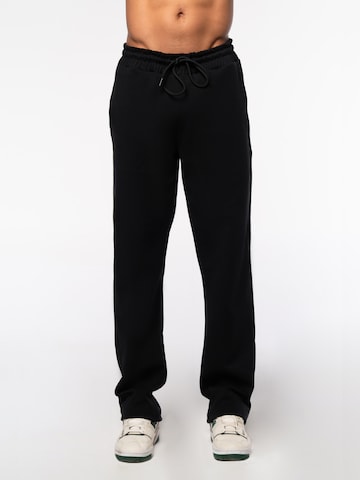 Eoselio Regular Broek in Zwart: voorkant