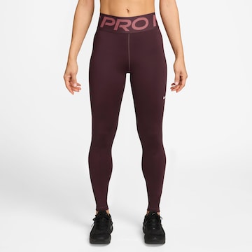 NIKE Skinny Παντελόνι φόρμας σε κόκκινο: μπροστά
